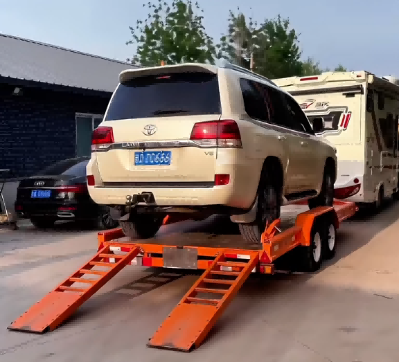 3-тонный тандемный бортовой прицеп